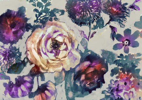 Framed White Flower Print