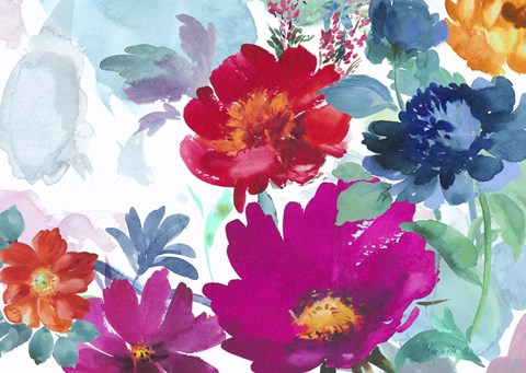 Framed Affluent Colors Print