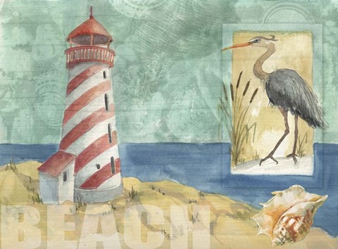 Framed Lighthouse1 Print