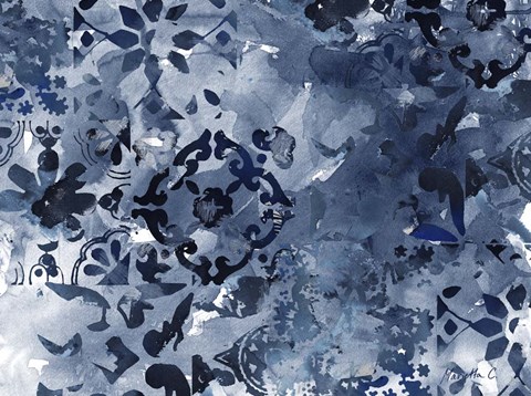 Framed Tie Dye Big A Print