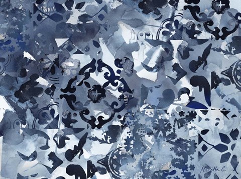 Framed Tie Dye Big B Print