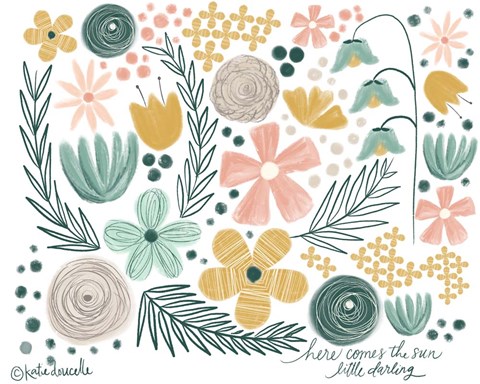 Framed Little Darling Print