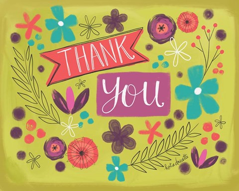 Framed Thank You Print