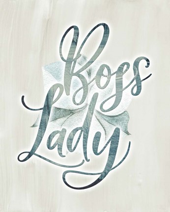 Framed Boss Lady Floral Print