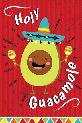 Framed Holy Guacamole Print