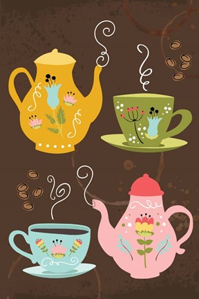 Framed I Love You a Latte Art Print