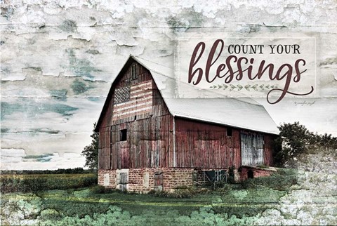 Framed Count Your Blessings Print