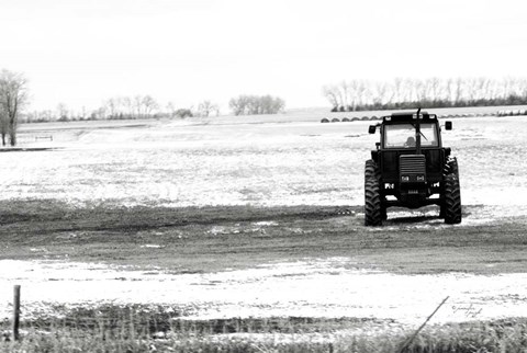 Framed Tractor II Print