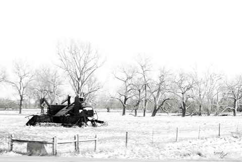 Framed Tractor VII Print