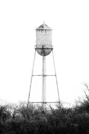 Framed Water Tower Print