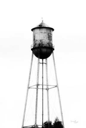 Framed Water Tower II Print
