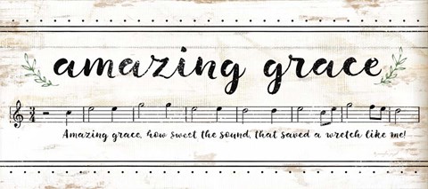 Framed Amazing Grace Print