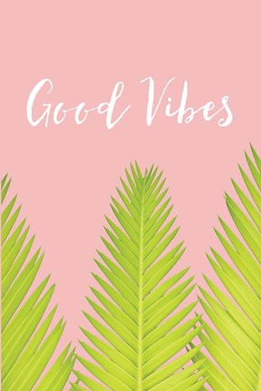 Framed Good Vibes Print