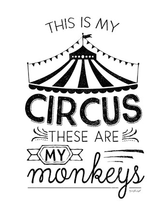 Framed This is My Circus Print