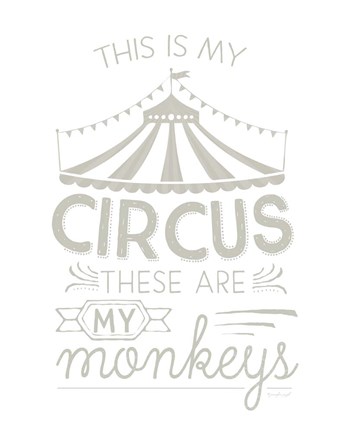 Framed This is My Circus Print