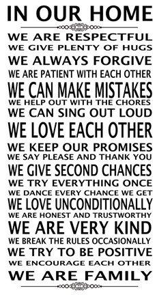 Framed In Our Home Print