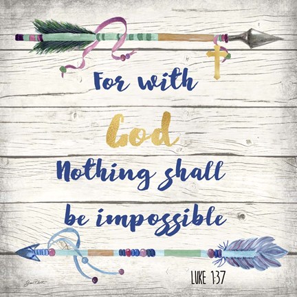 Framed Rustic Bible Verse - B Print