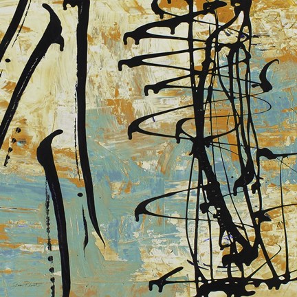 Framed Abstract Whirlwind Print