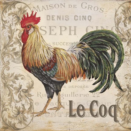 Framed Le Coq 3 Print