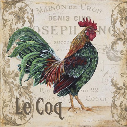 Framed Le Coq 4 Print