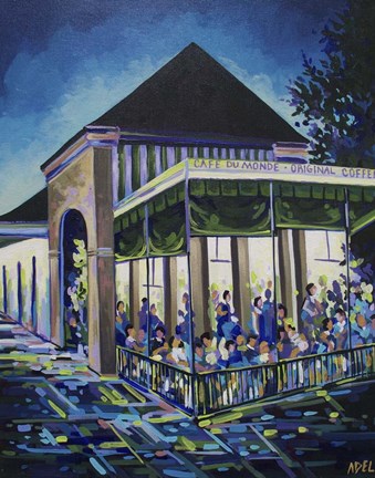 Framed Cafe Du Monde Print