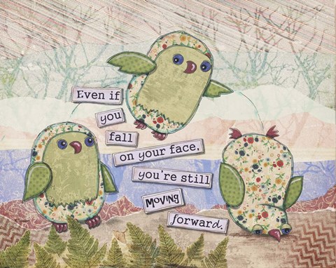 Framed Falling Forward Print