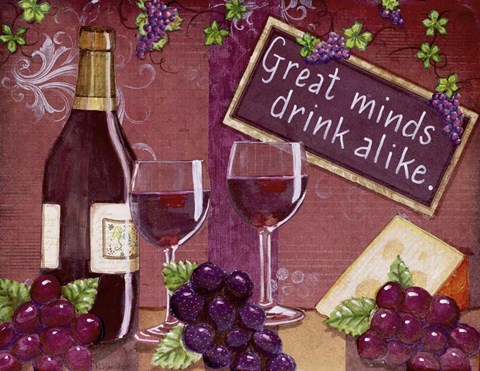 Framed Great Minds Print