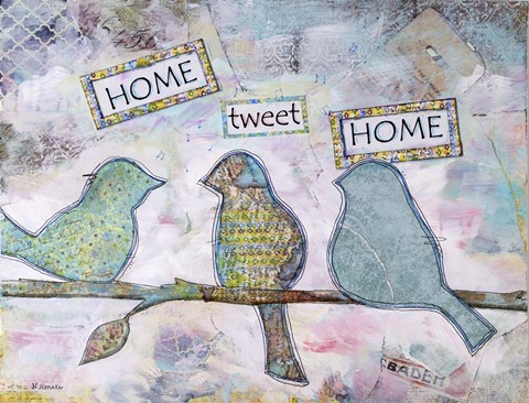 Framed Home Tweet Home Print