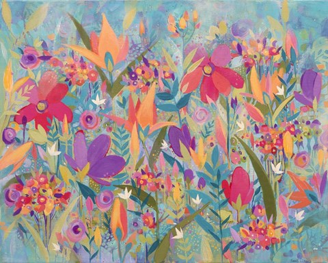 Framed Wild Flowers Print