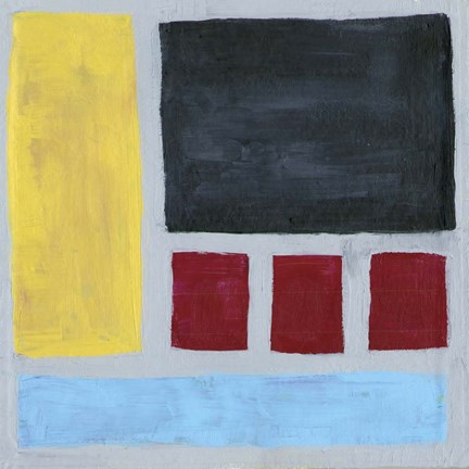 Framed Color Block 3 Print