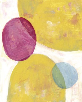 Framed Curves 1 Print