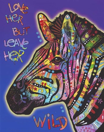 Framed Leave Her Wild Print