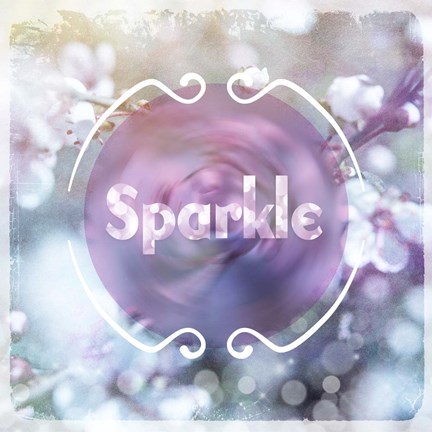 Framed Cherry Blu Sign 3 Print