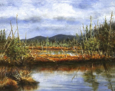 Framed Autumn Study Print