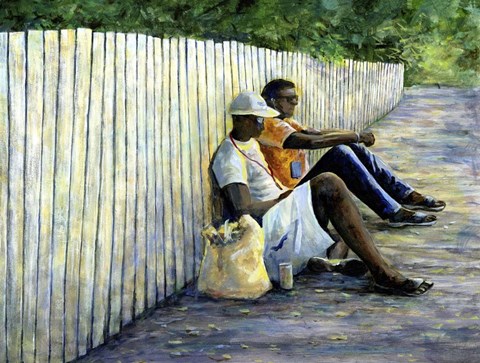 Framed Lunch Break Print