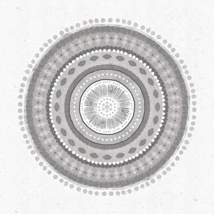 Framed Suds Mandala Print