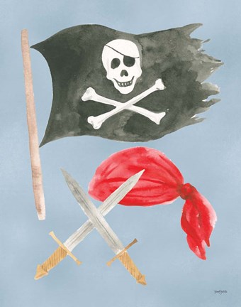 Framed Pirates II Print