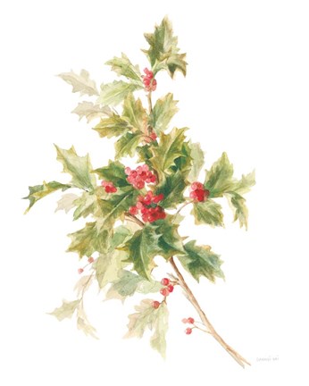 Framed Floursack Holiday IX Print