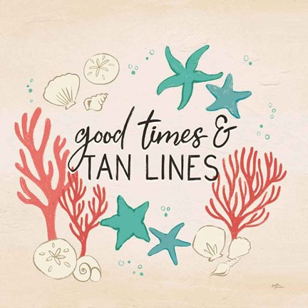 Framed Beach Time IV Print