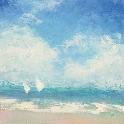 Framed Rounding the Buoy Print