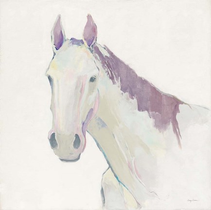 Framed Horace Neutral Dark Mane Print