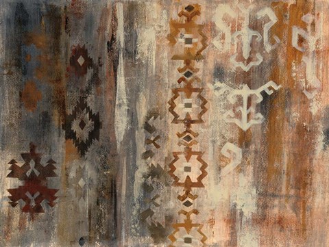 Framed Southwest Design II Print