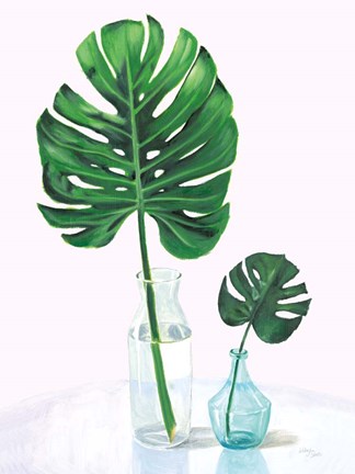 Framed Statement Palms II v2 Print