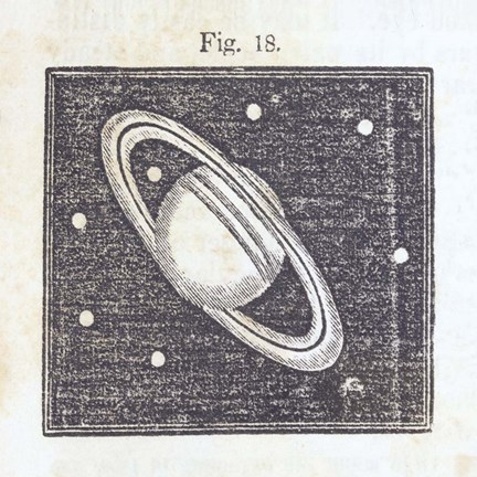 Framed Geography of the Heavens V Print