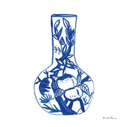 Framed Chinoiserie VIII Print