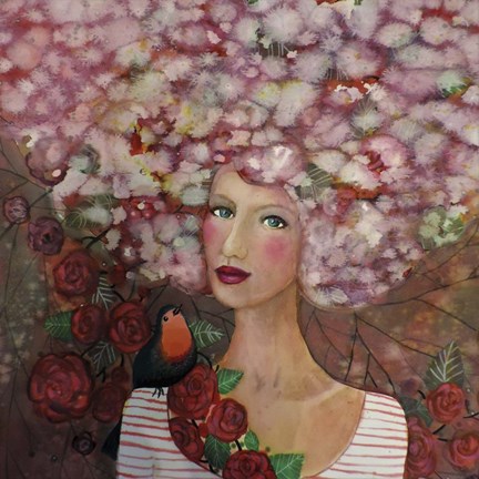 Framed Delphine Print