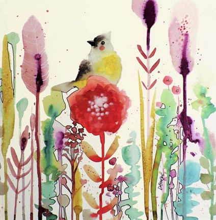 Framed La Grace Du Moment Print