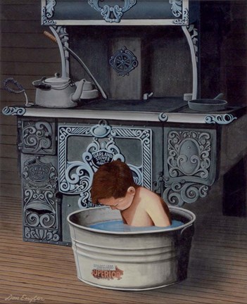 Framed Bath Time Print