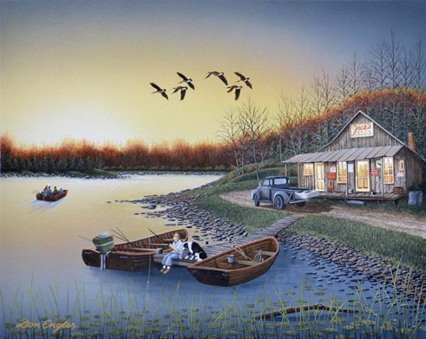 Framed Jack&#39;s Place Print