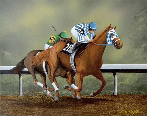 Framed Let Him Go Print